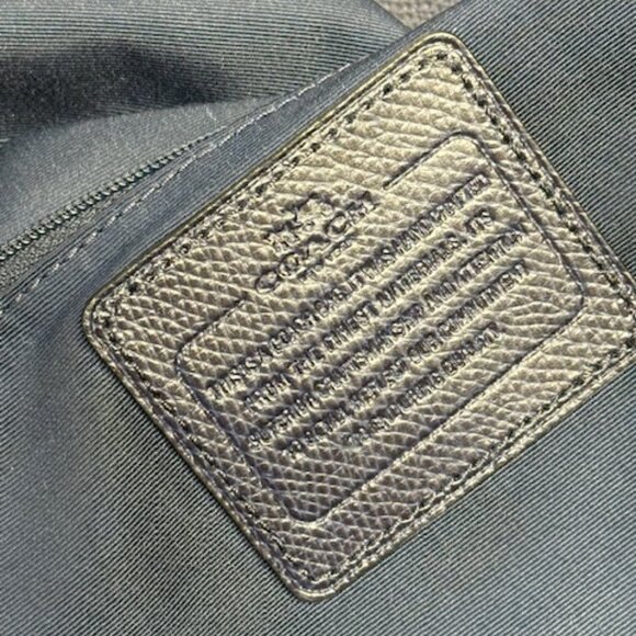 Coach Christie Carryall Navy Blue F34672 Purse, Handbag, Shoulder bag - Picture 6 of 7